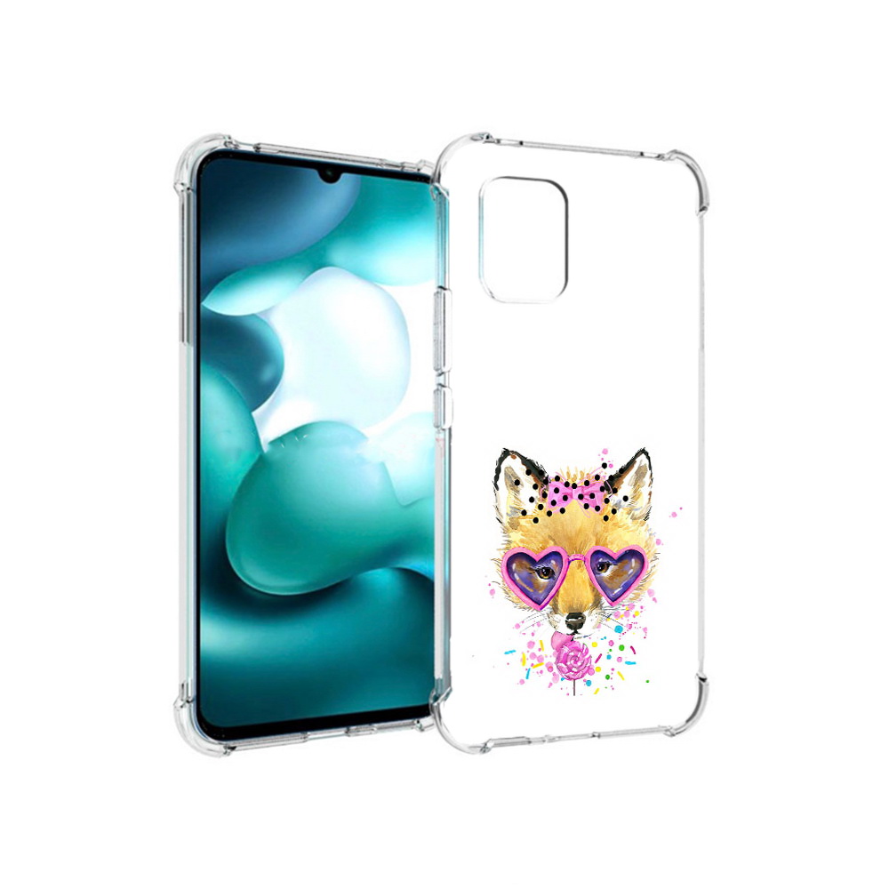 

Чехол MyPads Tocco для Xiaomi Mi 10 Lite лисенок с бантиком (PT150213.294.441), Прозрачный, Tocco