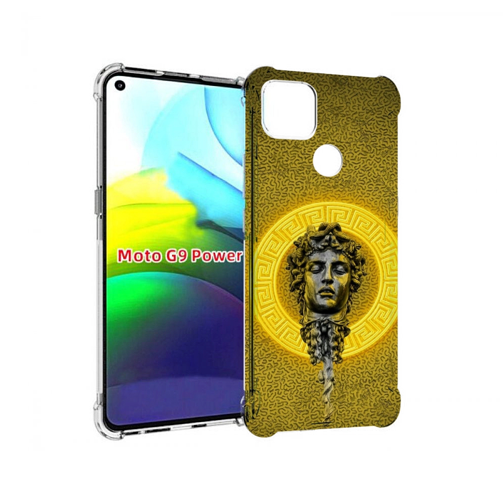 

Чехол MyPads статуя версачи для Motorola Moto G9 Power, Прозрачный, Tocco