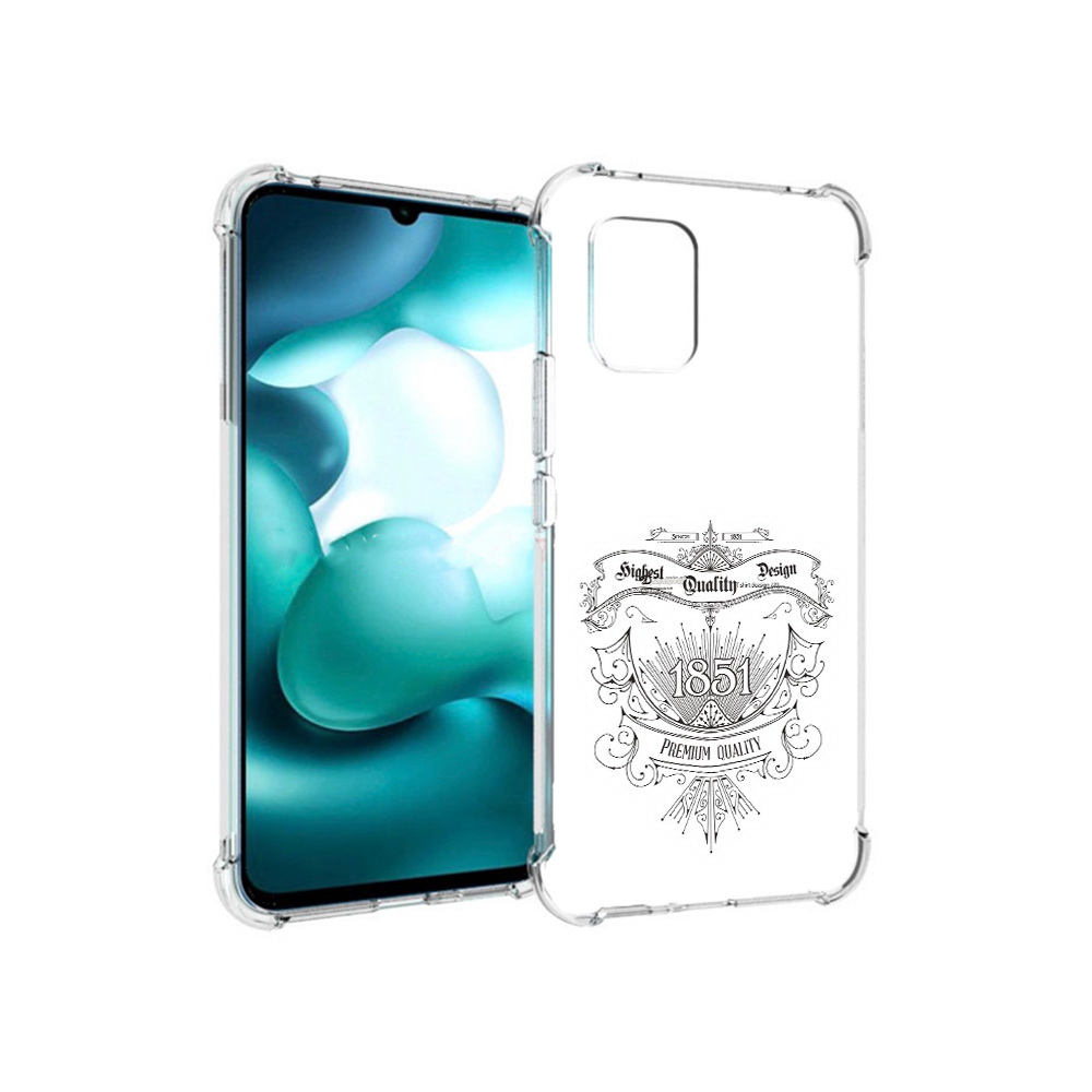 

Чехол MyPads Tocco для Xiaomi Mi 10 Lite логотип 1851 год (PT150213.294.444), Прозрачный, Tocco