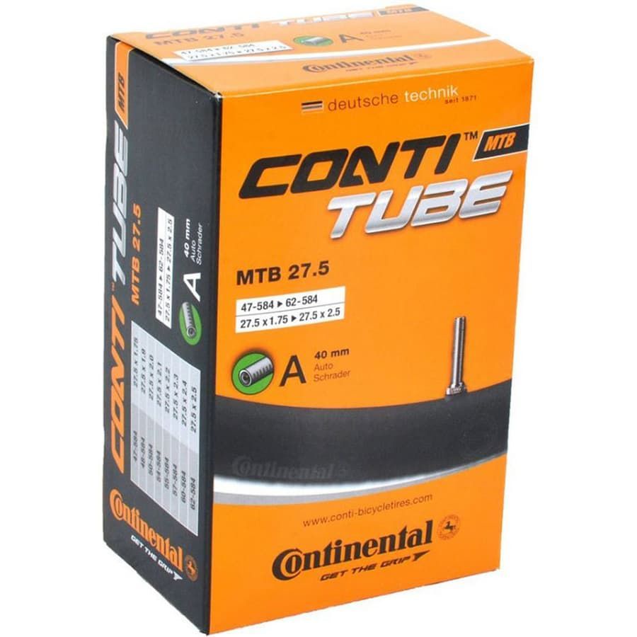 

Велокамера 27,5' Continental MTB 27,5х1,75/2,5 40мм A/V/310000, MTB