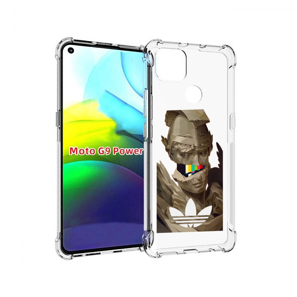 

Чехол MyPads статуя-адидас для Motorola Moto G9 Power, Прозрачный, Tocco
