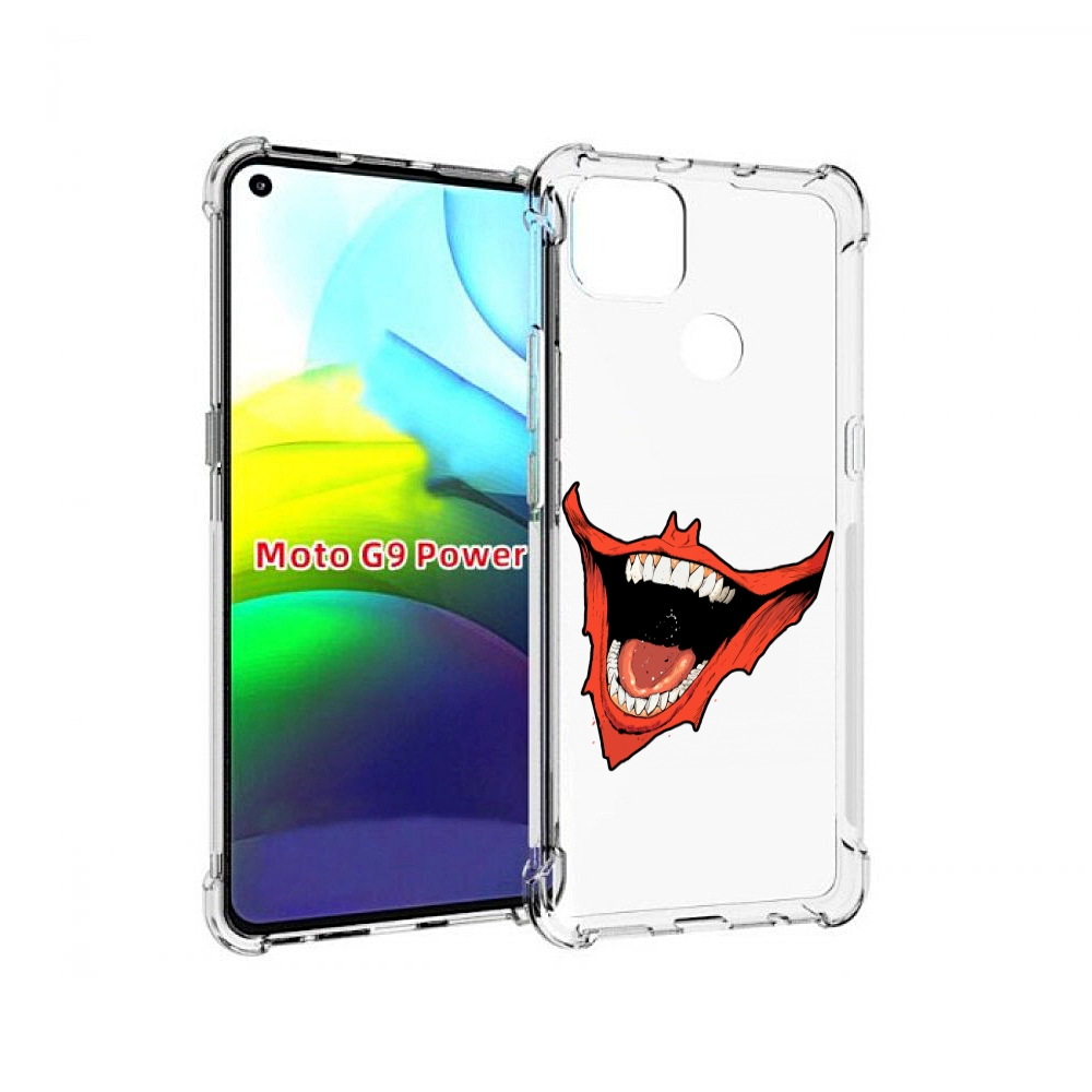 

Чехол MyPads страшная-улыбка для Motorola Moto G9 Power, Прозрачный, Tocco