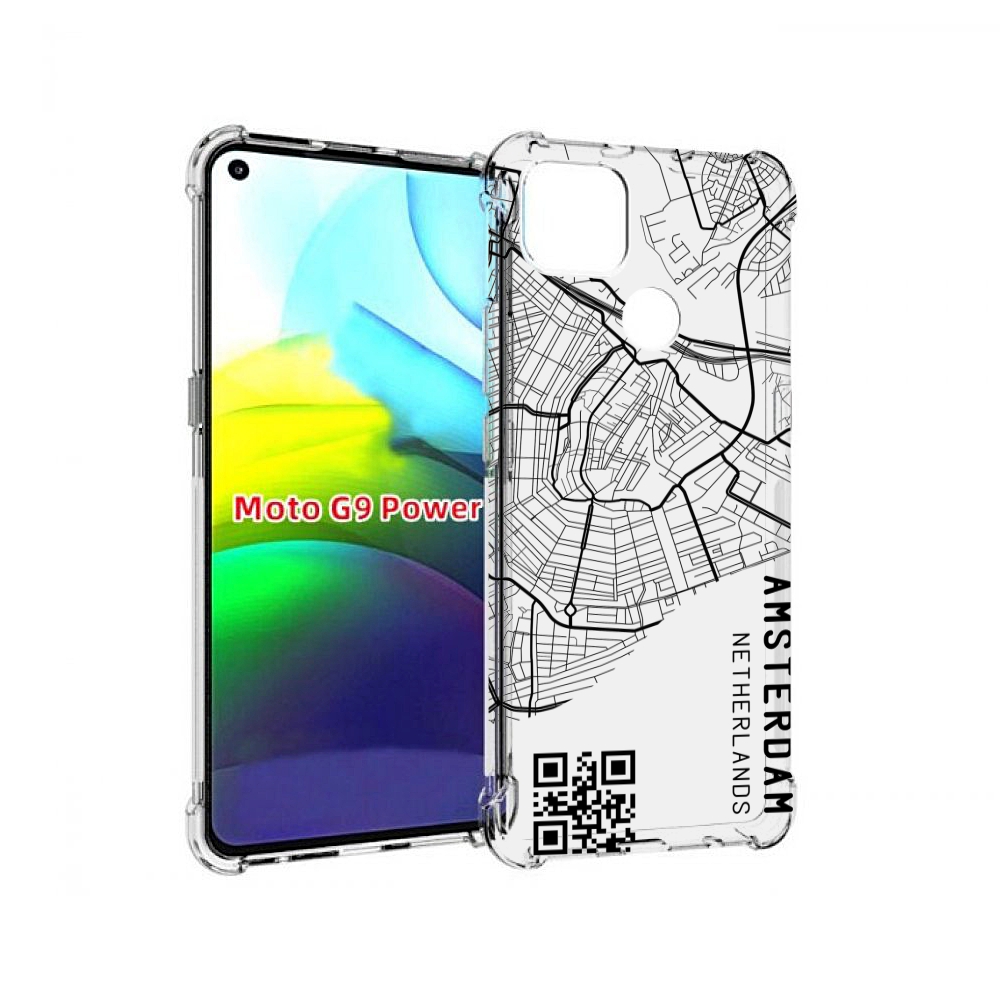 

Чехол MyPads схема-амстердам для Motorola Moto G9 Power, Прозрачный, Tocco