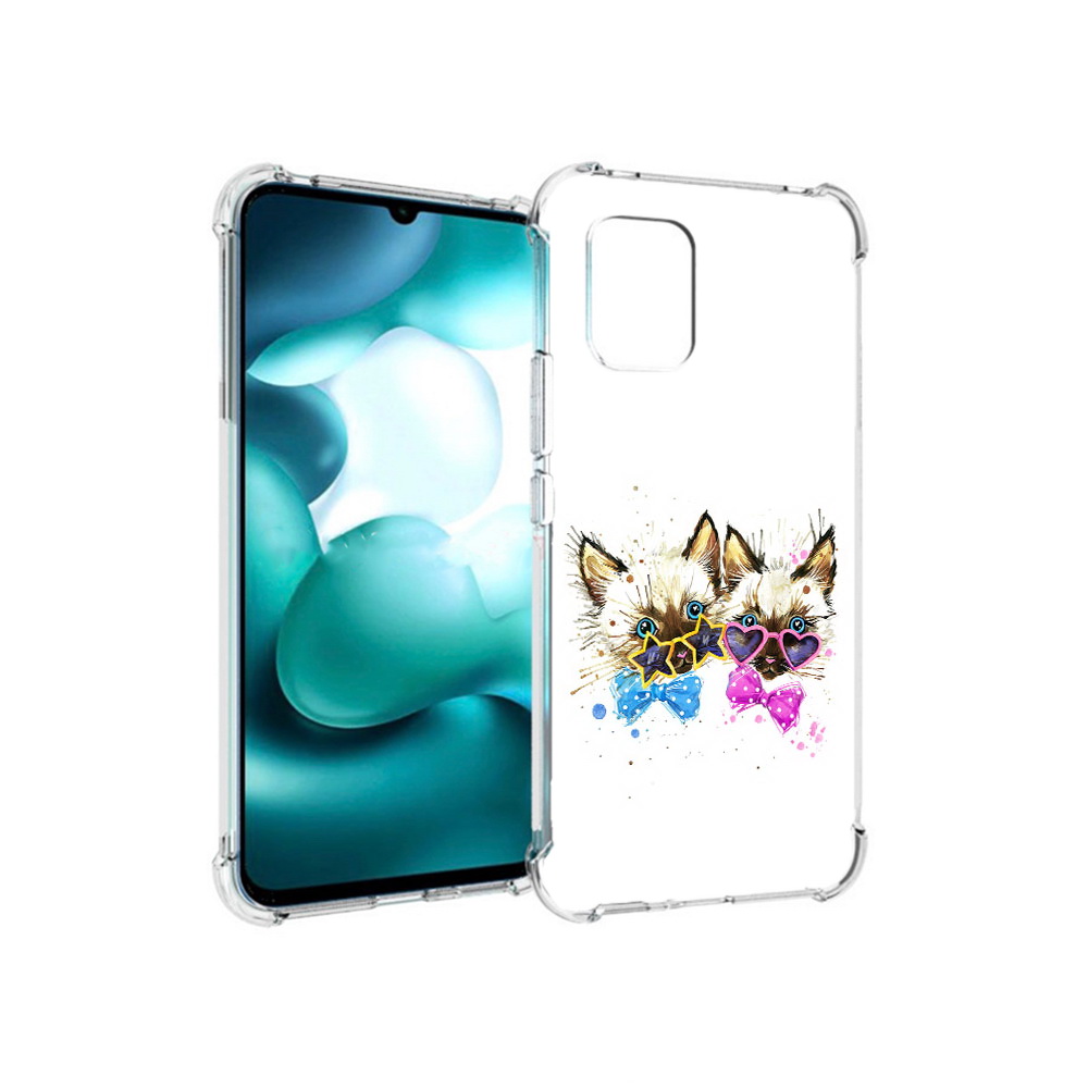 Чехол MyPads Tocco для Xiaomi Mi 10 Lite милые котята (PT150213.294.474)