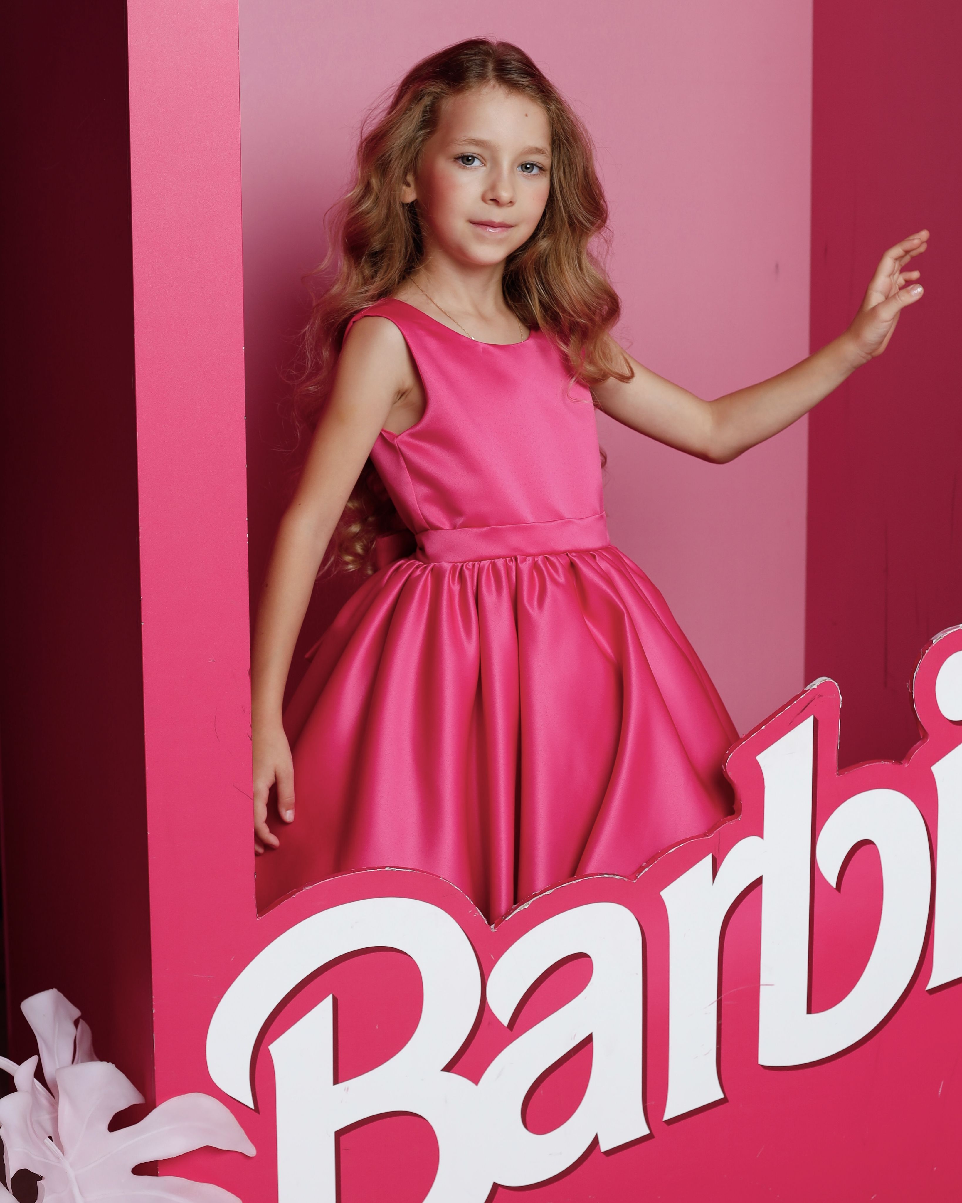 

Платье детское Krolly Barbie-1, фуксия, 140, Розовый, Barbie-1