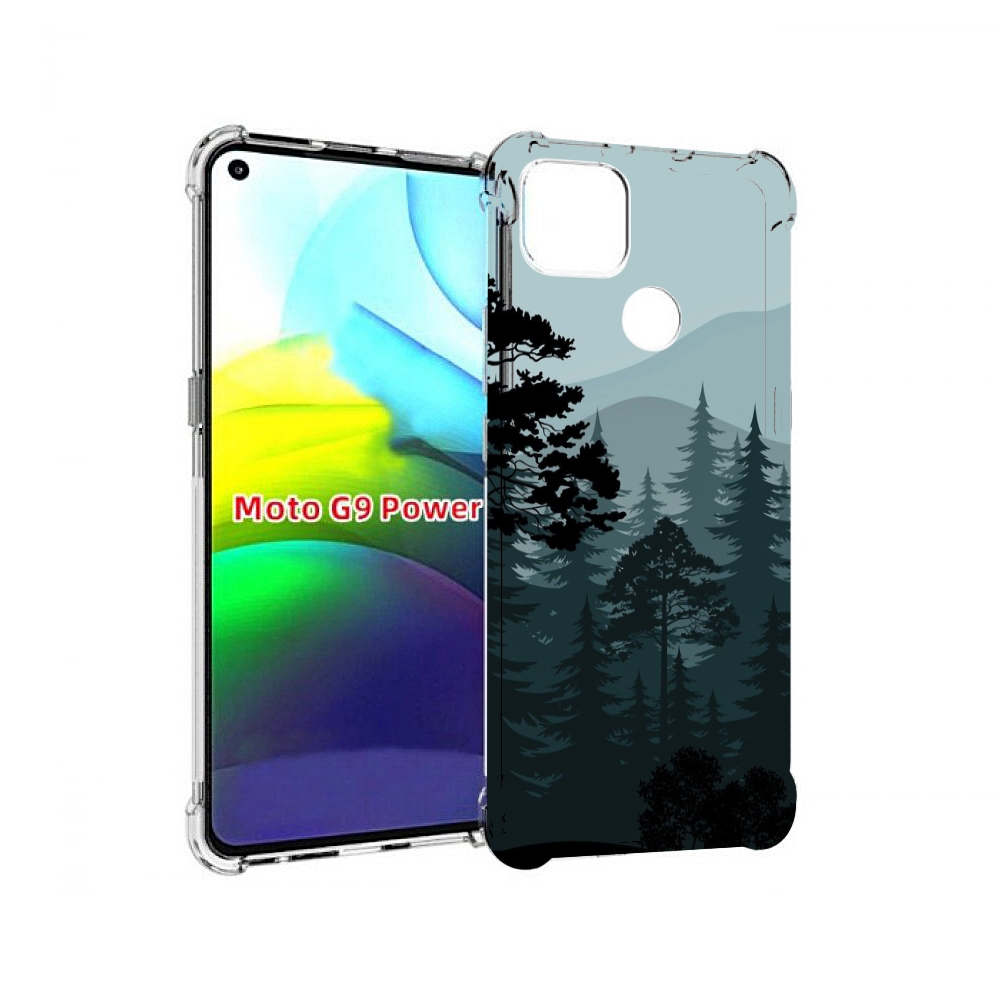 

Чехол MyPads темный лесочек для Motorola Moto G9 Power, Прозрачный, Tocco