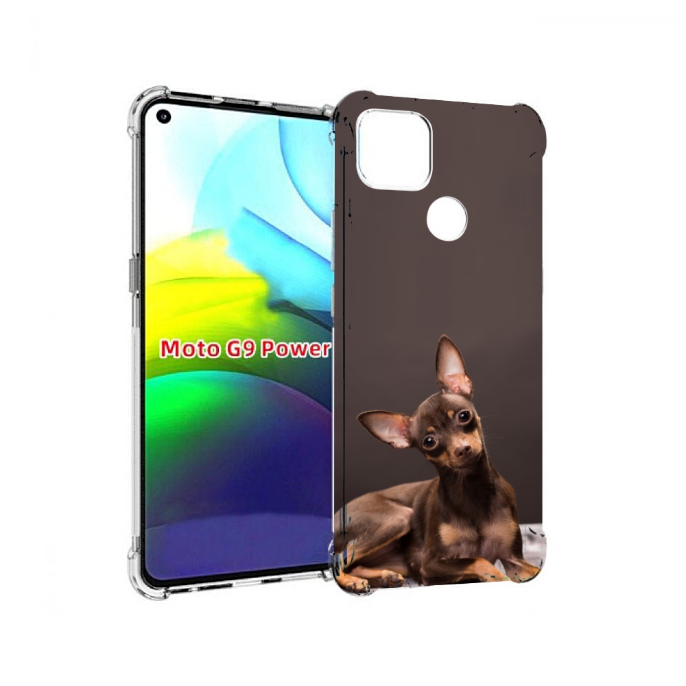 

Чехол MyPads тои терьер для Motorola Moto G9 Power, Прозрачный, Tocco