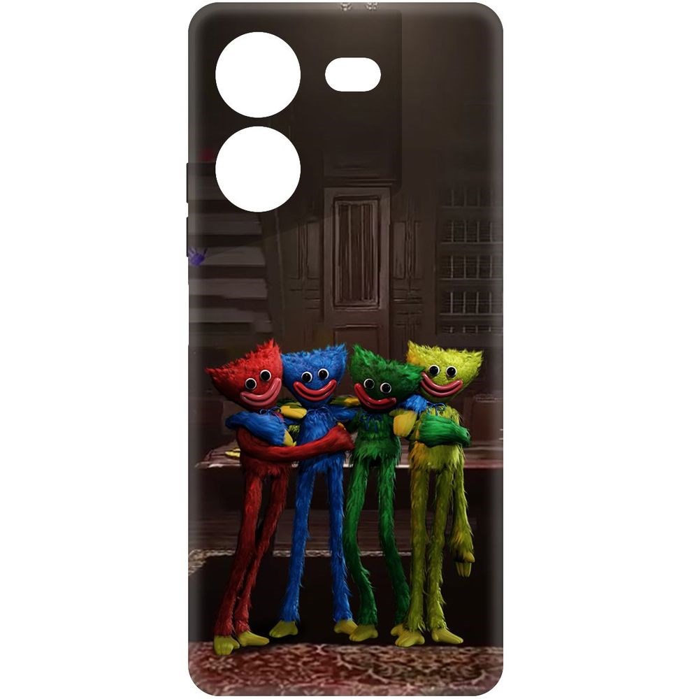 

Чехол-накладка Krutoff Soft Case Хаги Ваги - Мини-Хаги для TECNO Pova 5 Pro черный