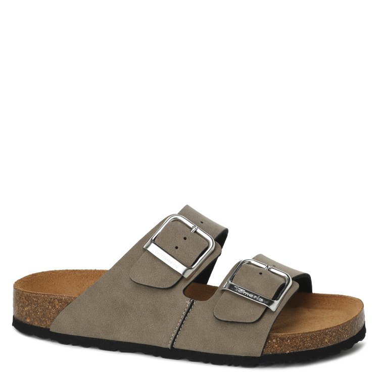 

Шлепанцы женские Tamaris 1-1-27533-20 хаки 41 EU, 1-1-27533-20