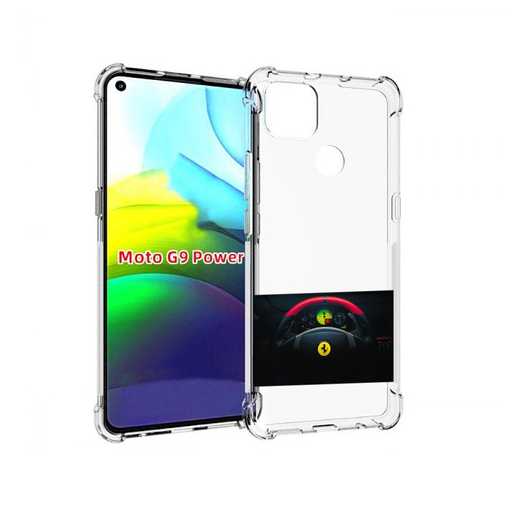 

Чехол MyPads феррари ferrari 2 для Motorola Moto G9 Power, Прозрачный, Tocco