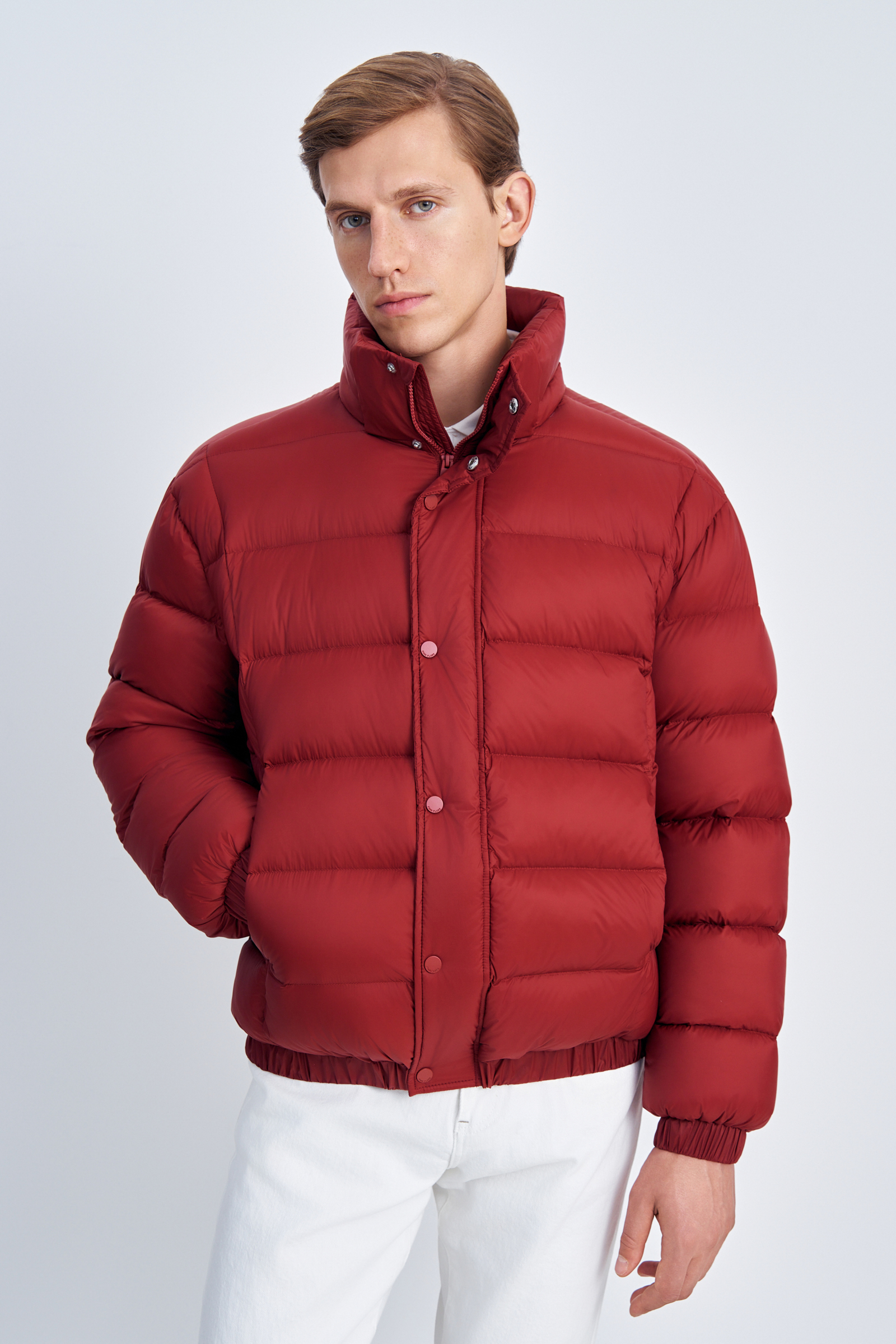 

Пуховик мужской Finn Flare FAE21093 красный 3XL, FAE21093