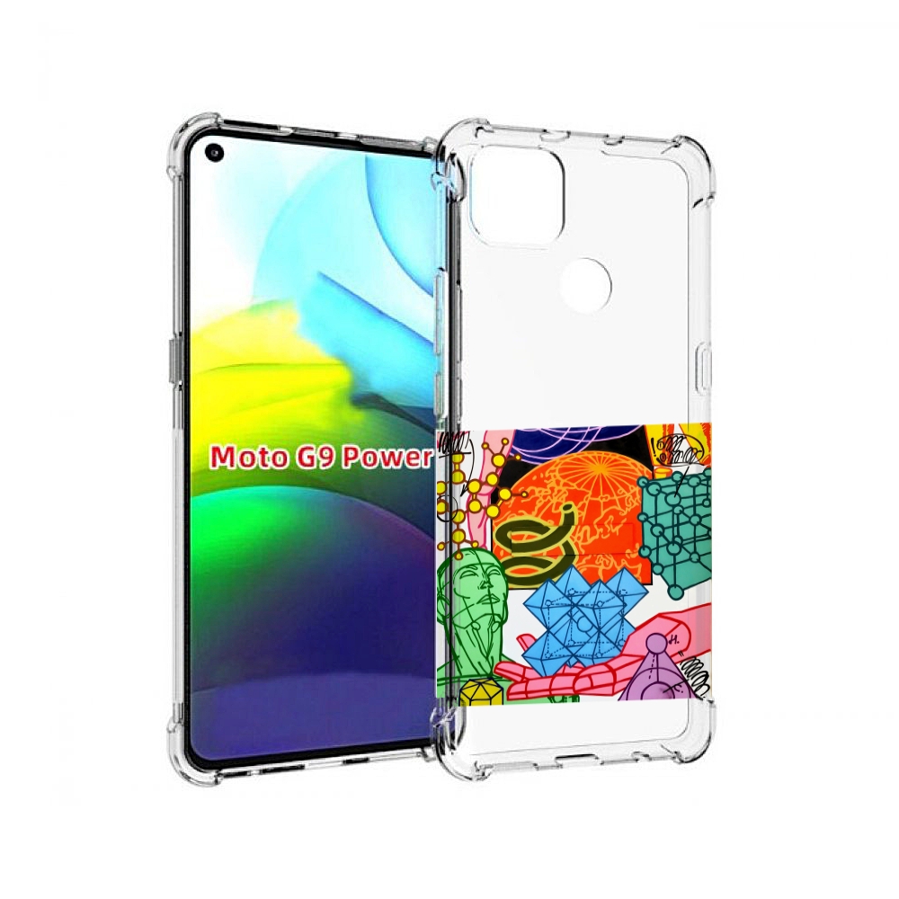 

Чехол MyPads физика-химия для Motorola Moto G9 Power, Прозрачный, Tocco