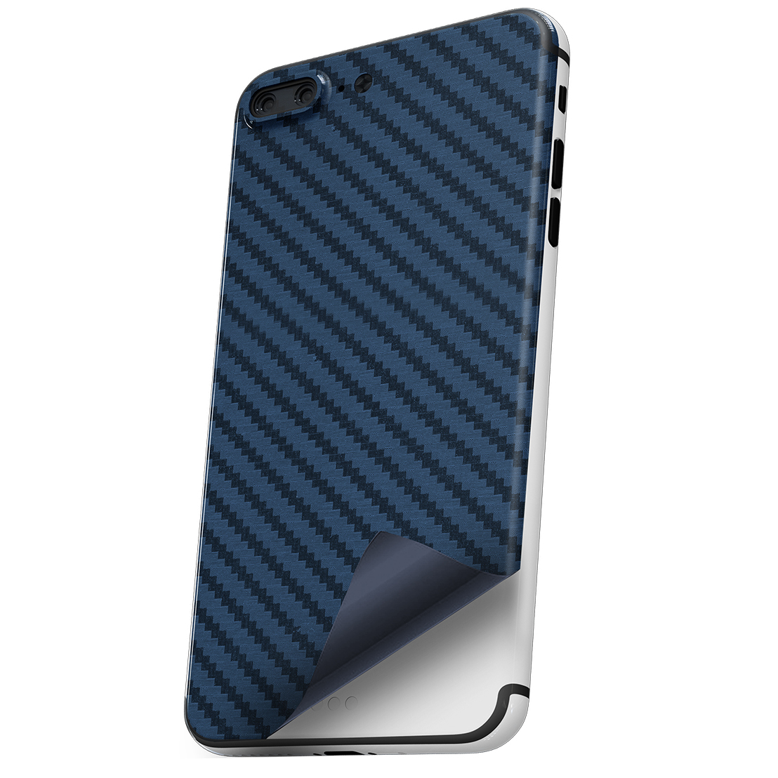 Пленка защитная гидрогелевая Krutoff для Oppo A72 5G задняя сторона (карбон синий)
