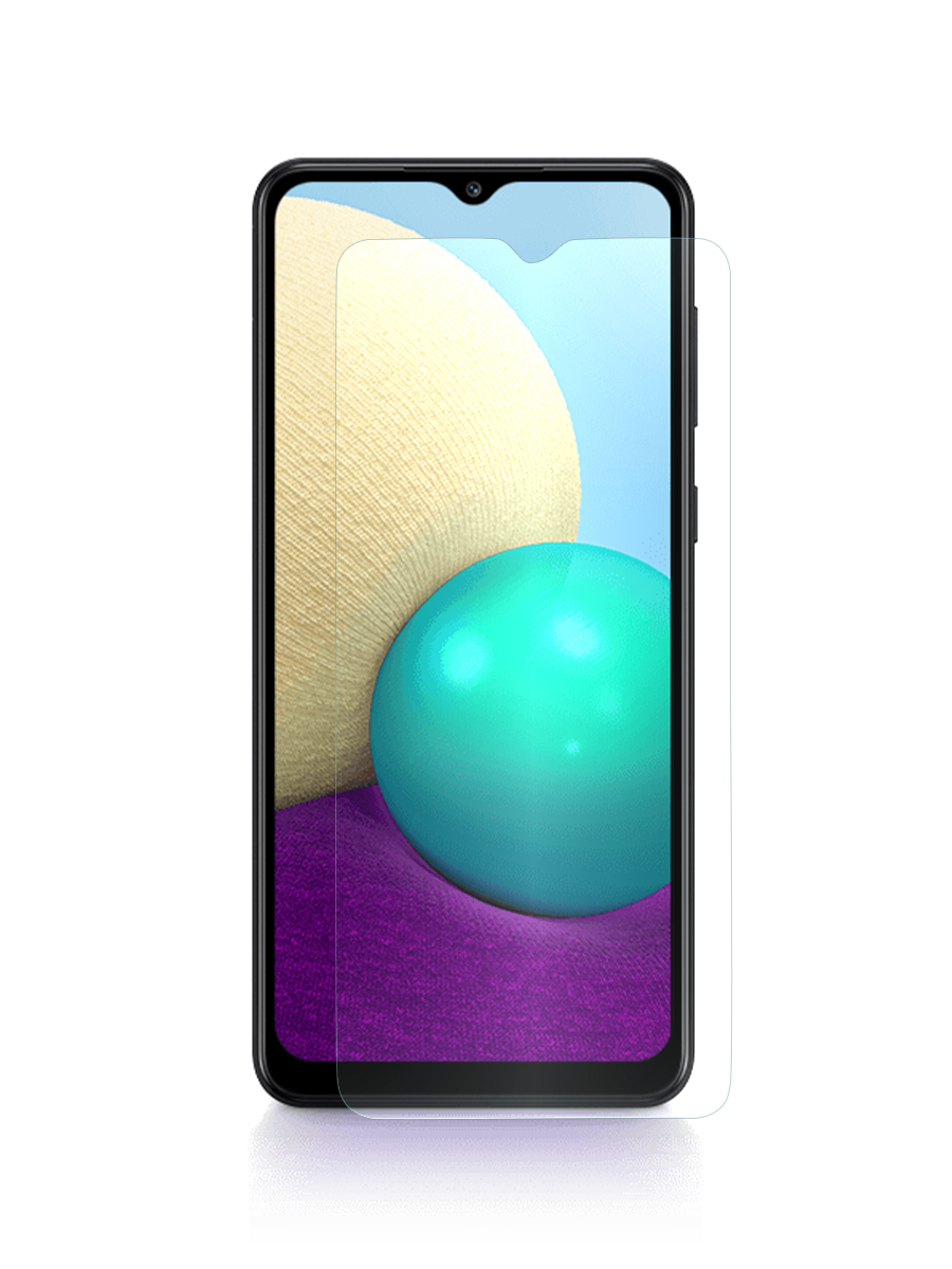 

Защитное стекло Mobileocean для Samsung A02 A022 прозрачное, без рамки, MOTG-SAM-A02