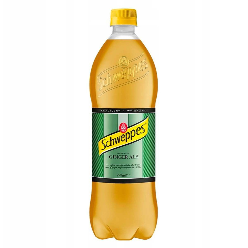 Газированный напиток Schweppes Ginger Ale имбирь 850 мл 210₽