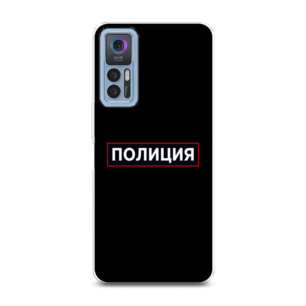 фото Силиконовый чехол "police logo" на tcl 30 awog