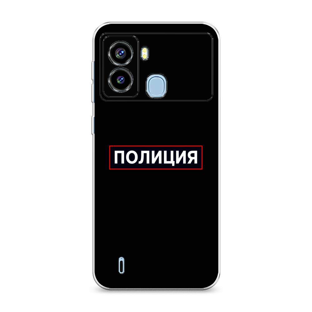 

Чехол Awog на Tecno Pop 6 "Police logo", Разноцветный, 302050-5