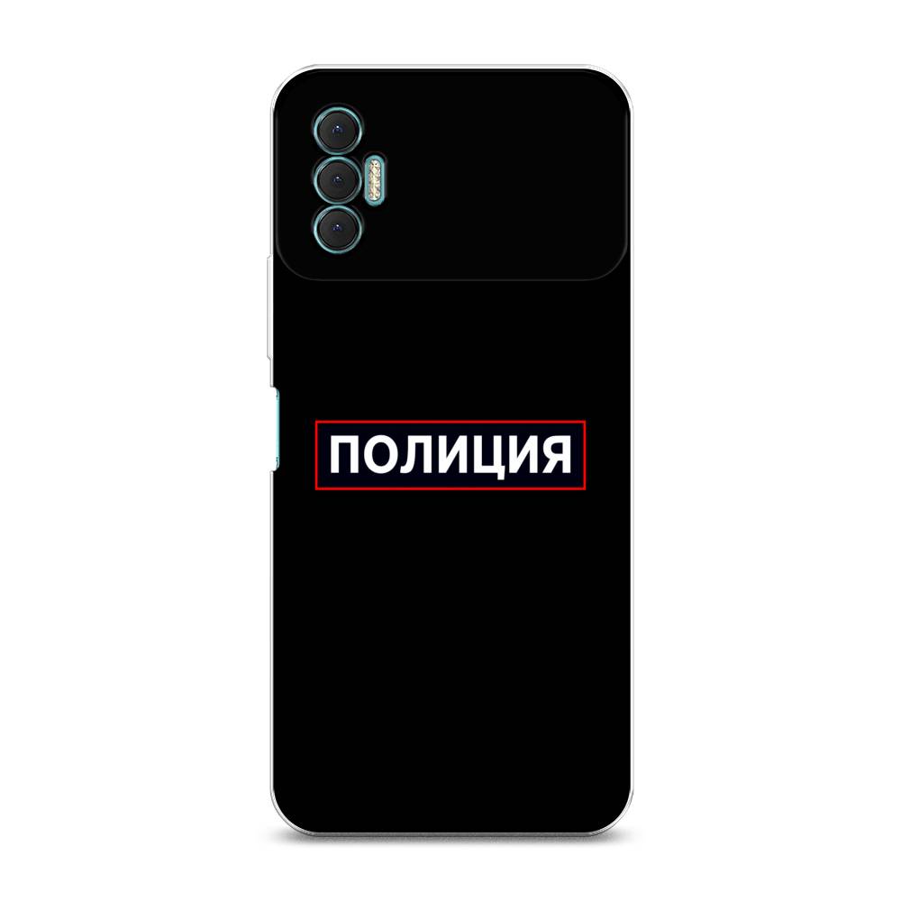 

Чехол Awog на Tecno Spark 8P "Police logo", Разноцветный, 301450-5