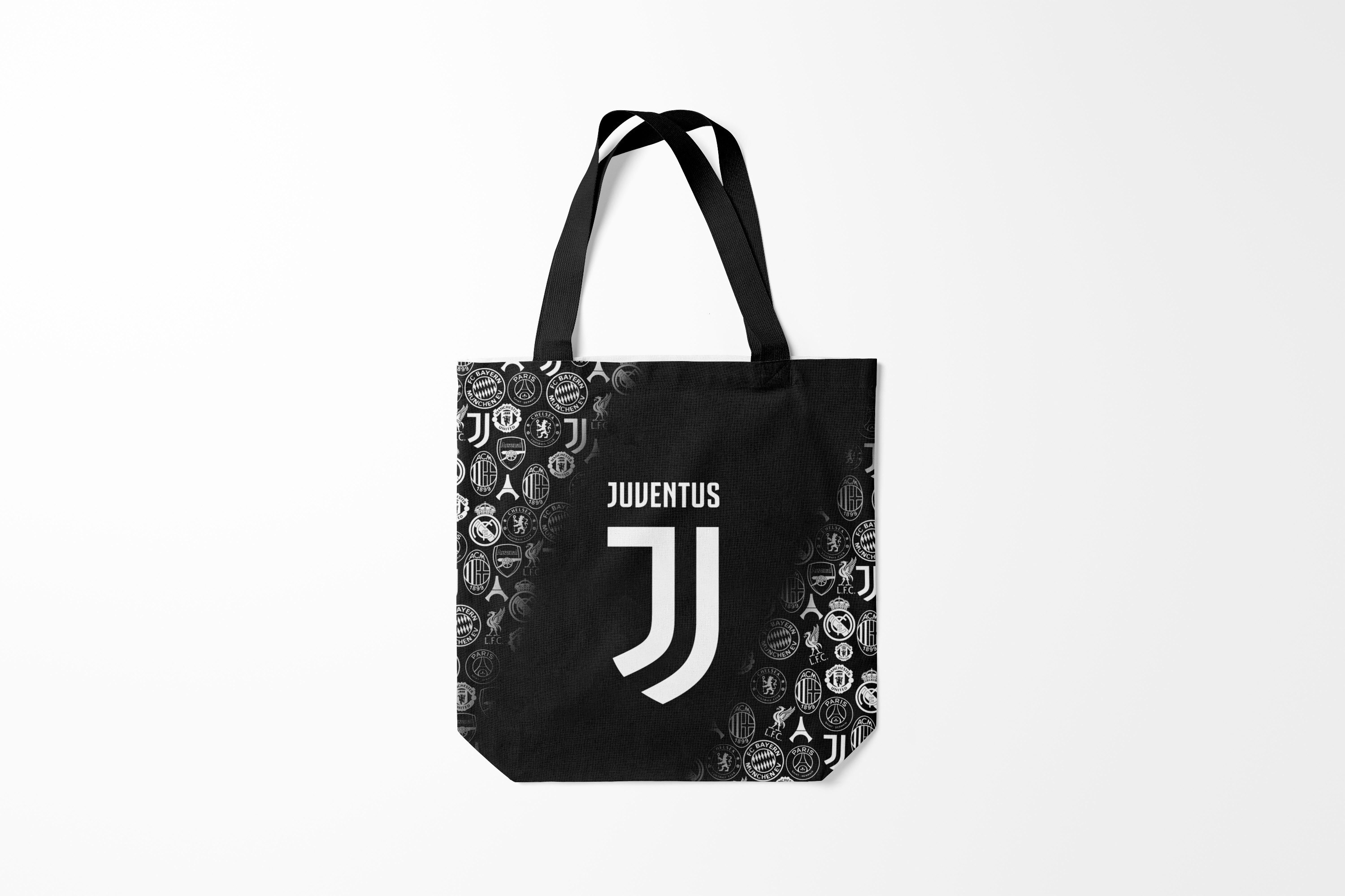 

Сумка шoппер унисекс Burnettie Juventus, черный, Juventus