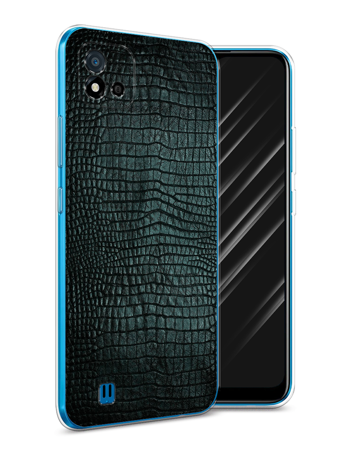 

Чехол Awog на Realme C11 (2021) "Черная змея", Разноцветный, 257550-3