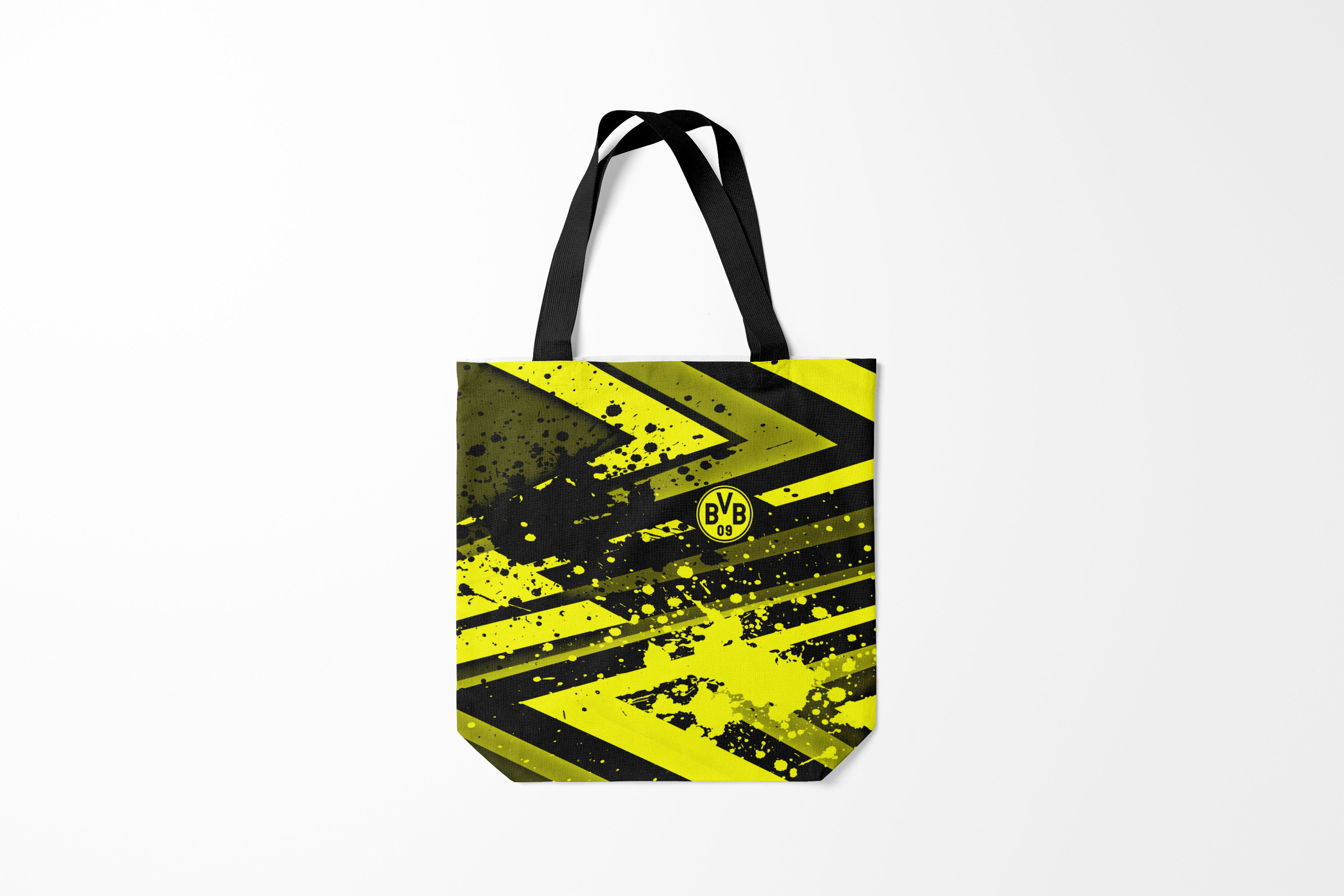 

Сумка шoппер унисекс Burnettie Borussia Dortmund, черный, Borussia Dortmund