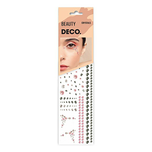 Кристаллы для лица и тела DECO. Crystals by Miami tattoos Coral наклейка пластик интерьерная единорог и кристаллы 45х30 см