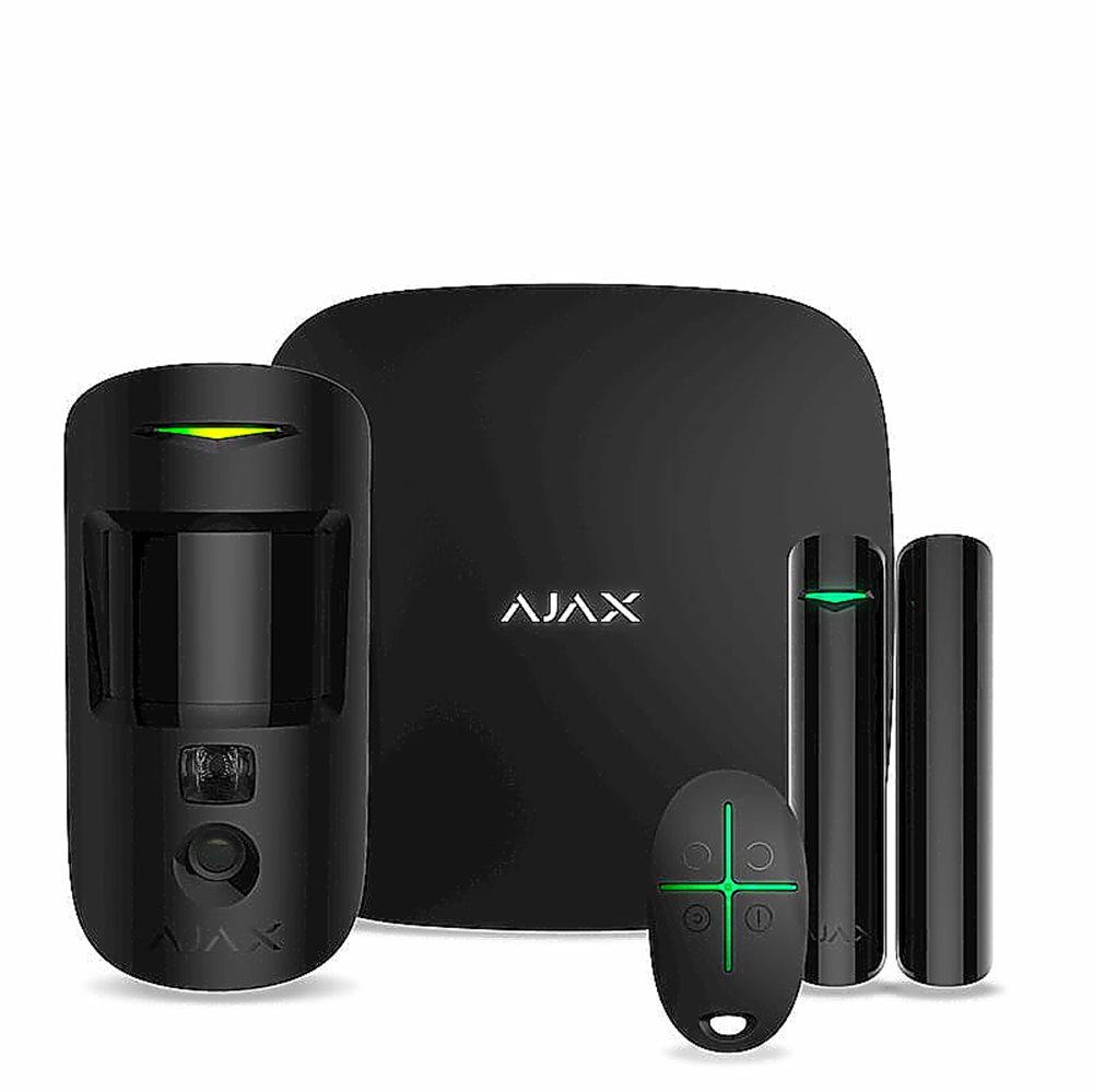 

Стартовый комплект охранной сигнализации Ajax StarterKit Cam, StarterKit Cam (HubKit Cam) (черный)