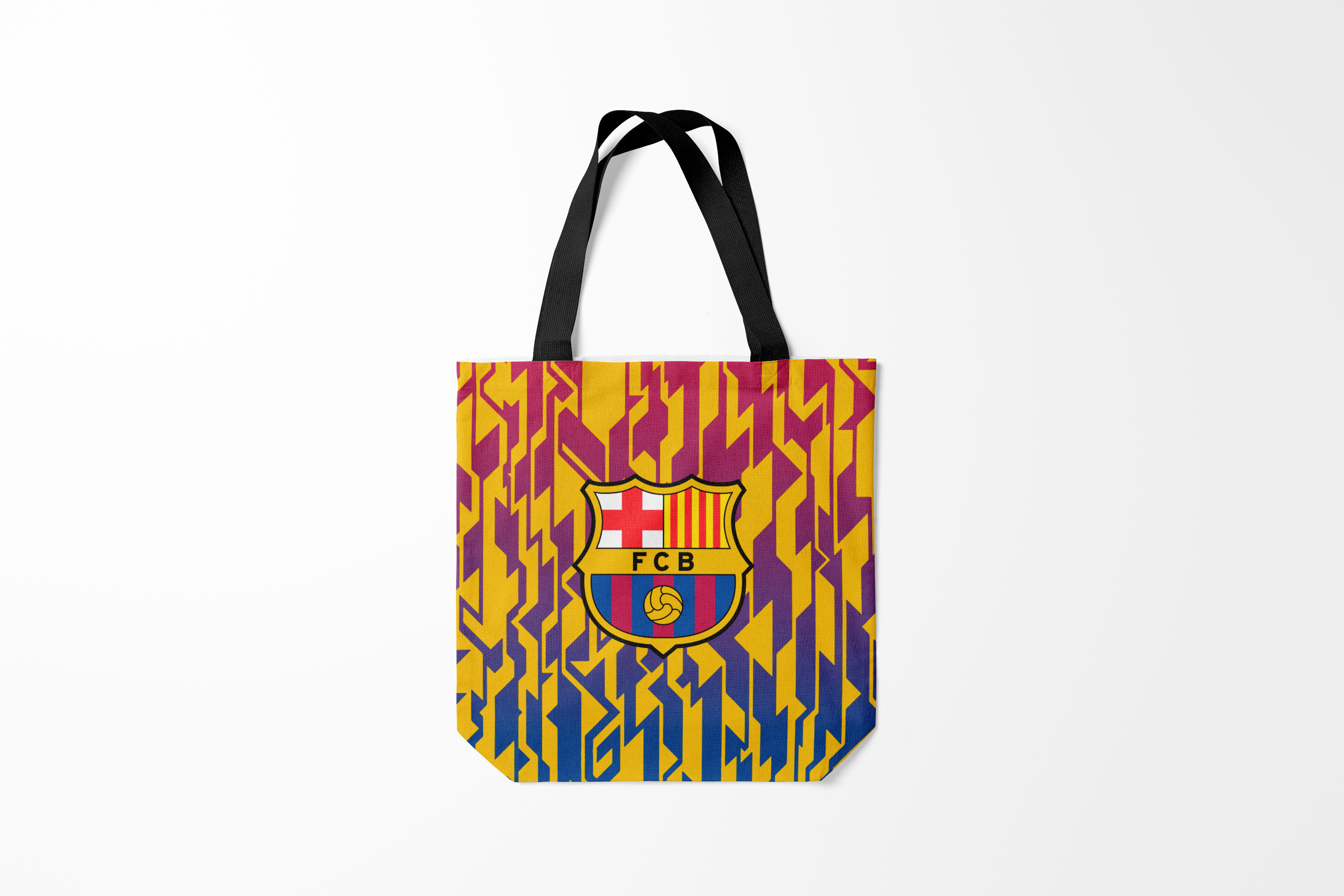 

Сумка шoппер унисекс Burnettie Barcelona FC BARCELONA., желтый, Barcelona FC BARCELONA.