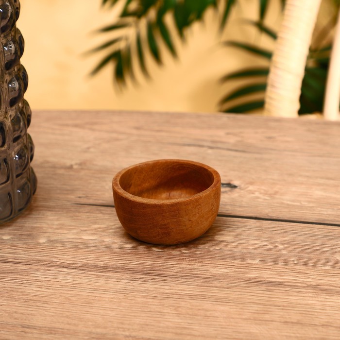 

Розетка 8х8х4 см, тиковое дерево, Indonesian style