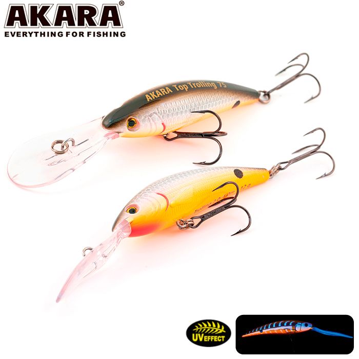 

Воблер Akara Top Trolling 110 мм 25 гр A19, Разноцветный, Top Trolling