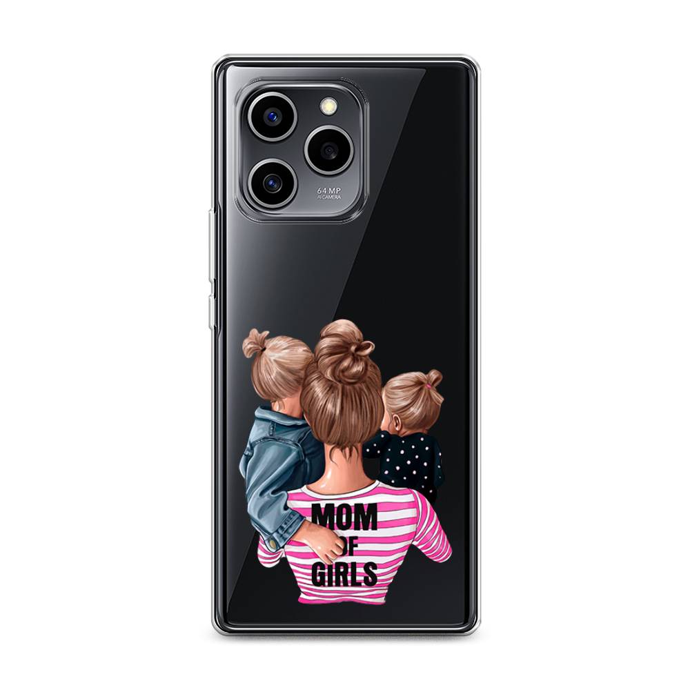 

Чехол Awog на Honor 60 SE "Mom of Girls", Разноцветный, 6108050-6