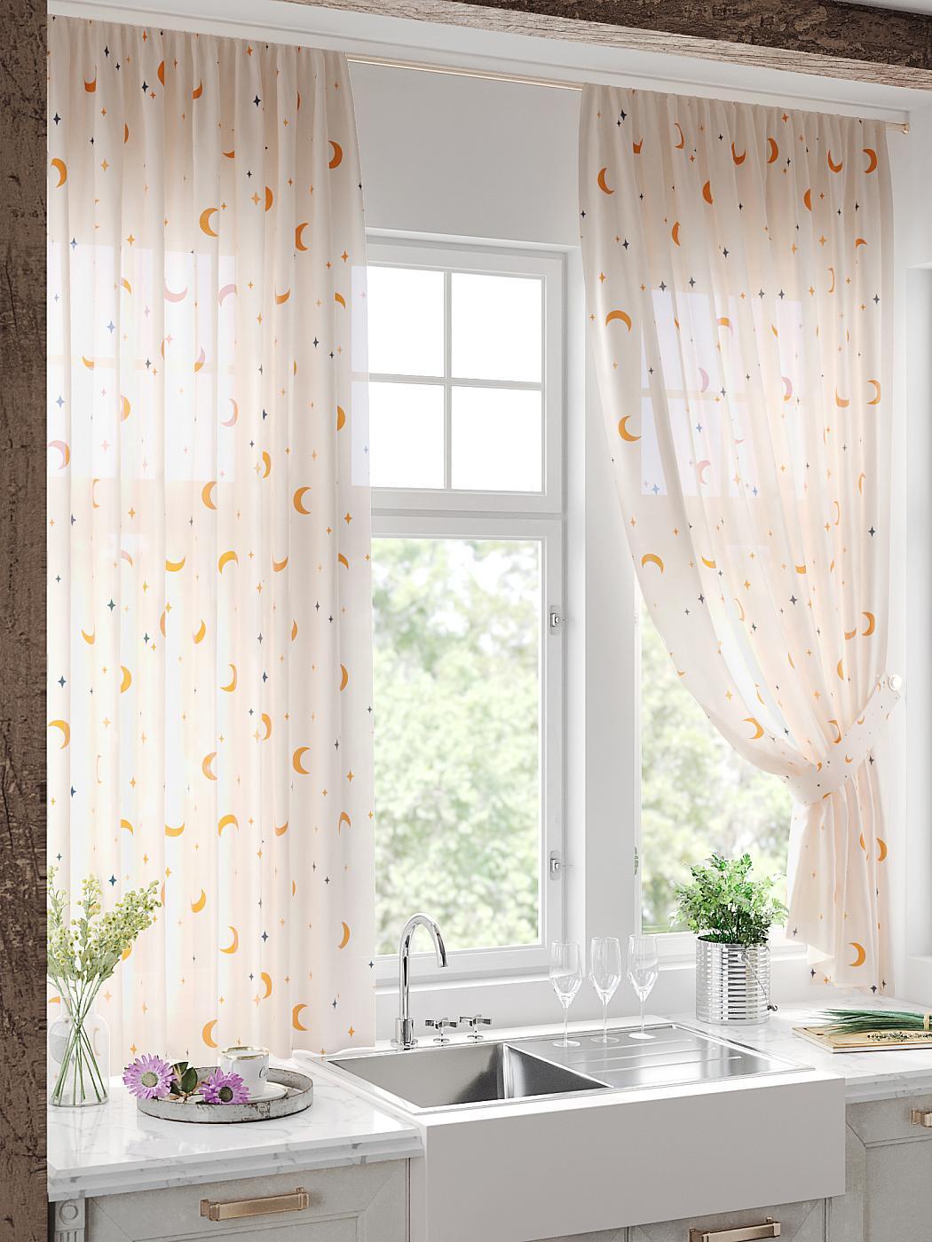 

Тюль AT HOME / шторы в комнату 150х180 см / Формитенс, 930760