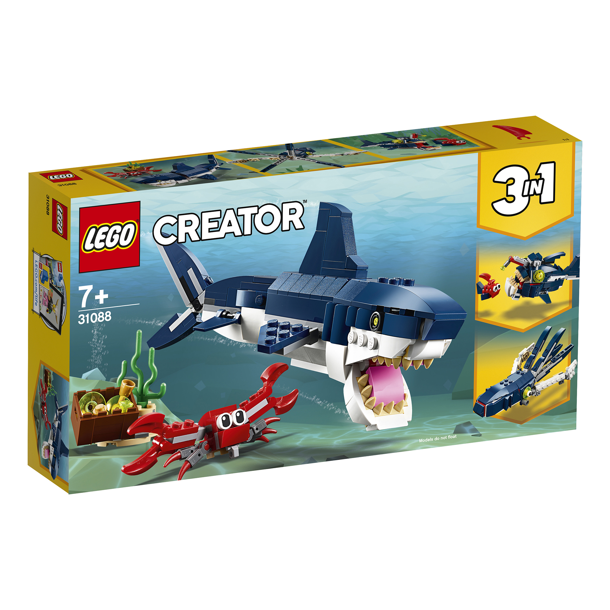 

Конструктор Lego Creator 31088 Обитатели морских глубин