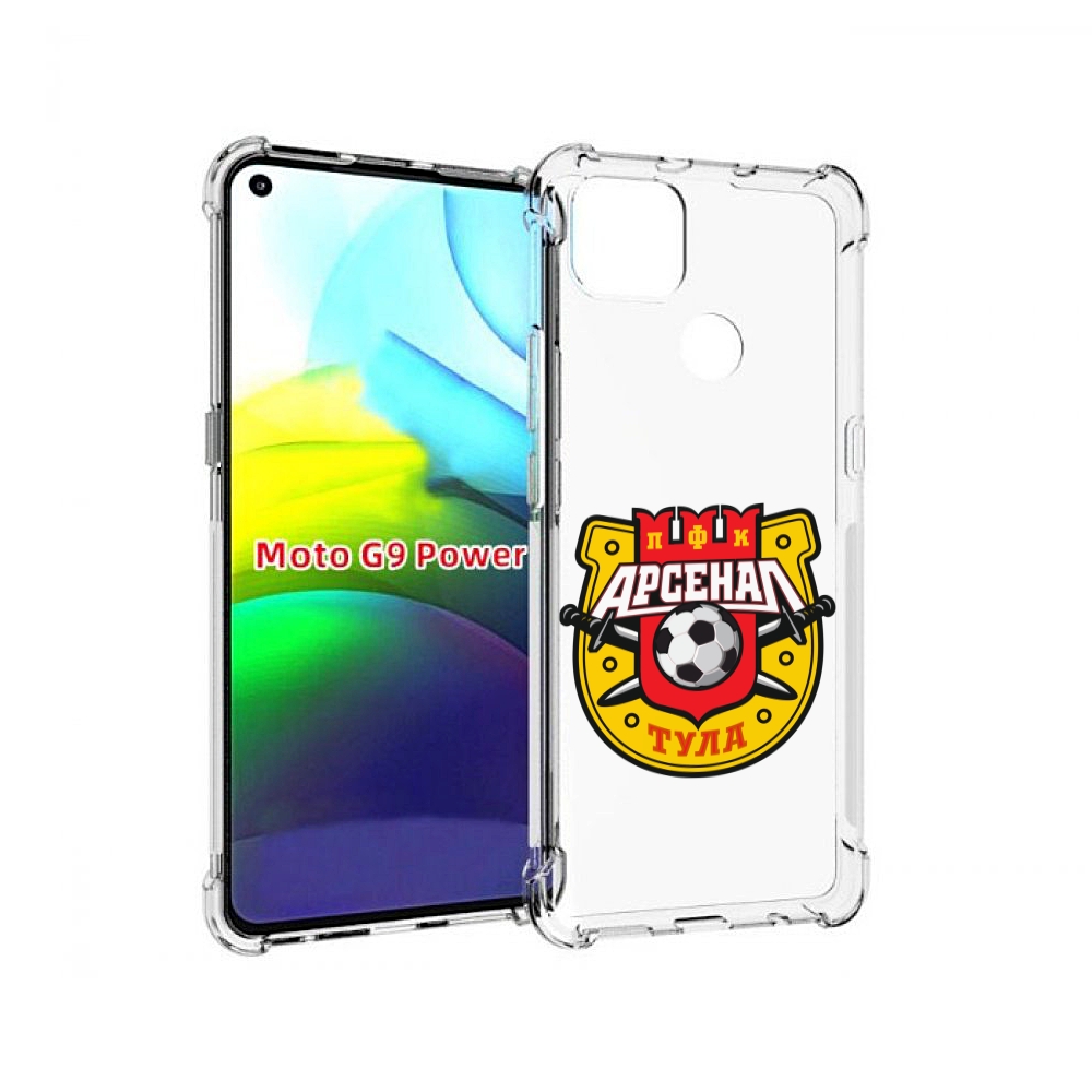 

Чехол MyPads фк арсенал тула мужской для Motorola Moto G9 Power, Прозрачный, Tocco