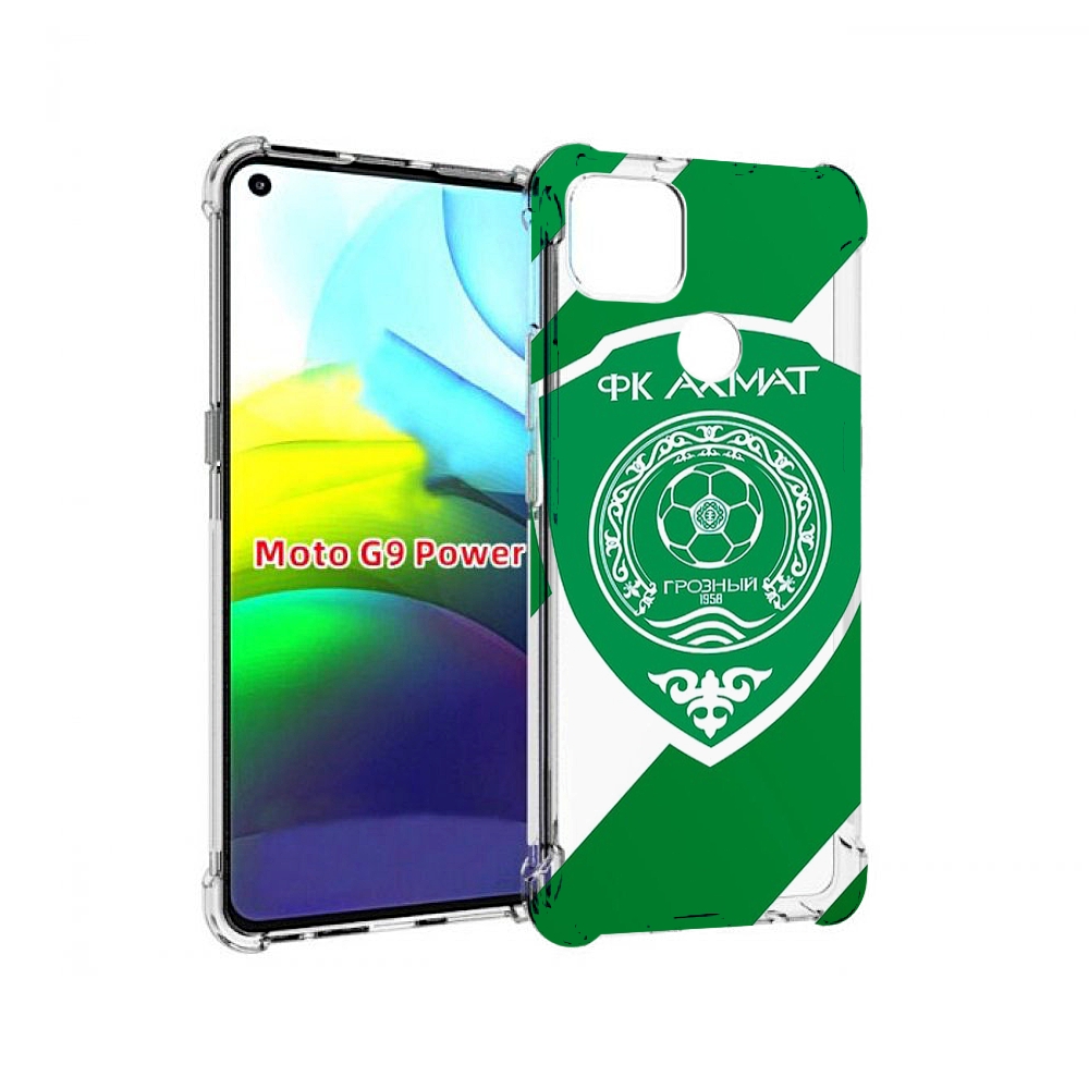 

Чехол MyPads фк ахмат грозныи мужской для Motorola Moto G9 Power, Прозрачный, Tocco
