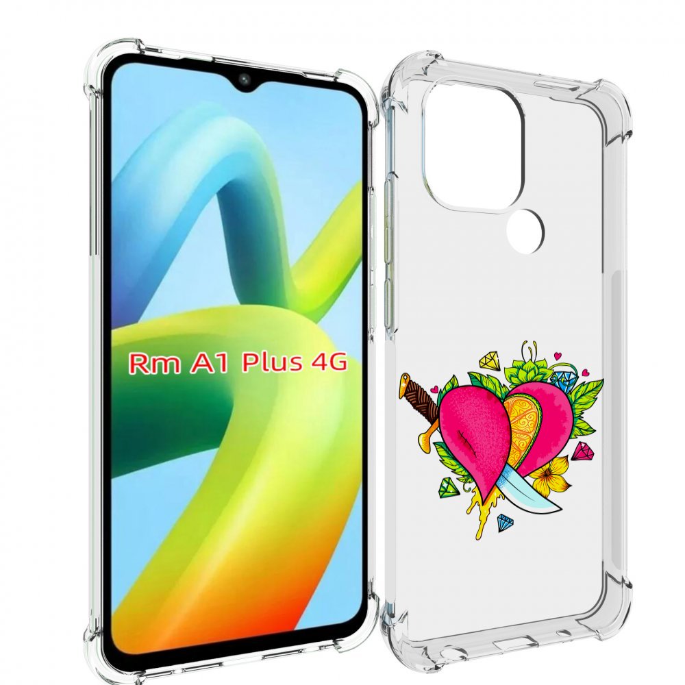 

Чехол MyPads Фруктовое сердце для Xiaomi Redmi A1 Plus +, Прозрачный, Tocco