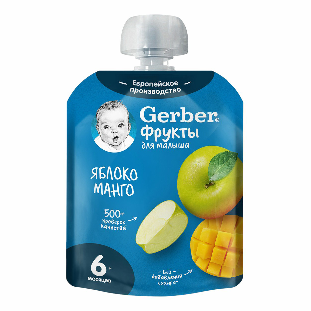 Пюре Gerber яблоко-манго с 6 месяцев 90 г