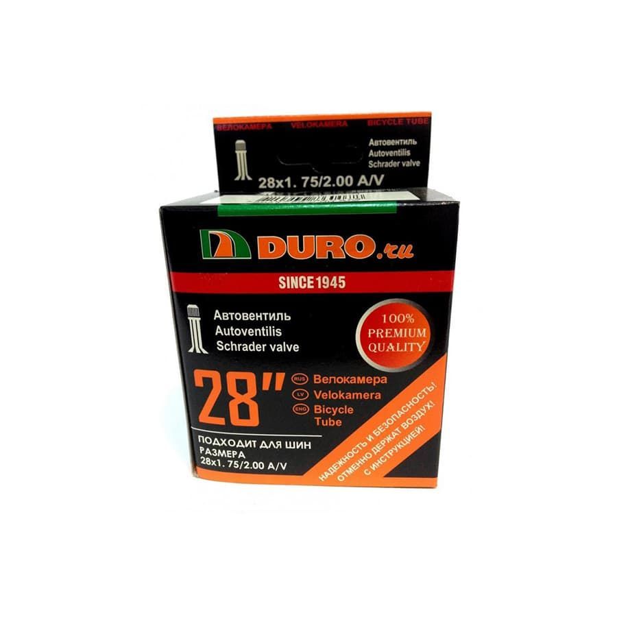 

Велокамера 28" DURO 28x1,75/2,00 A/V/DHB01021, DHB01021