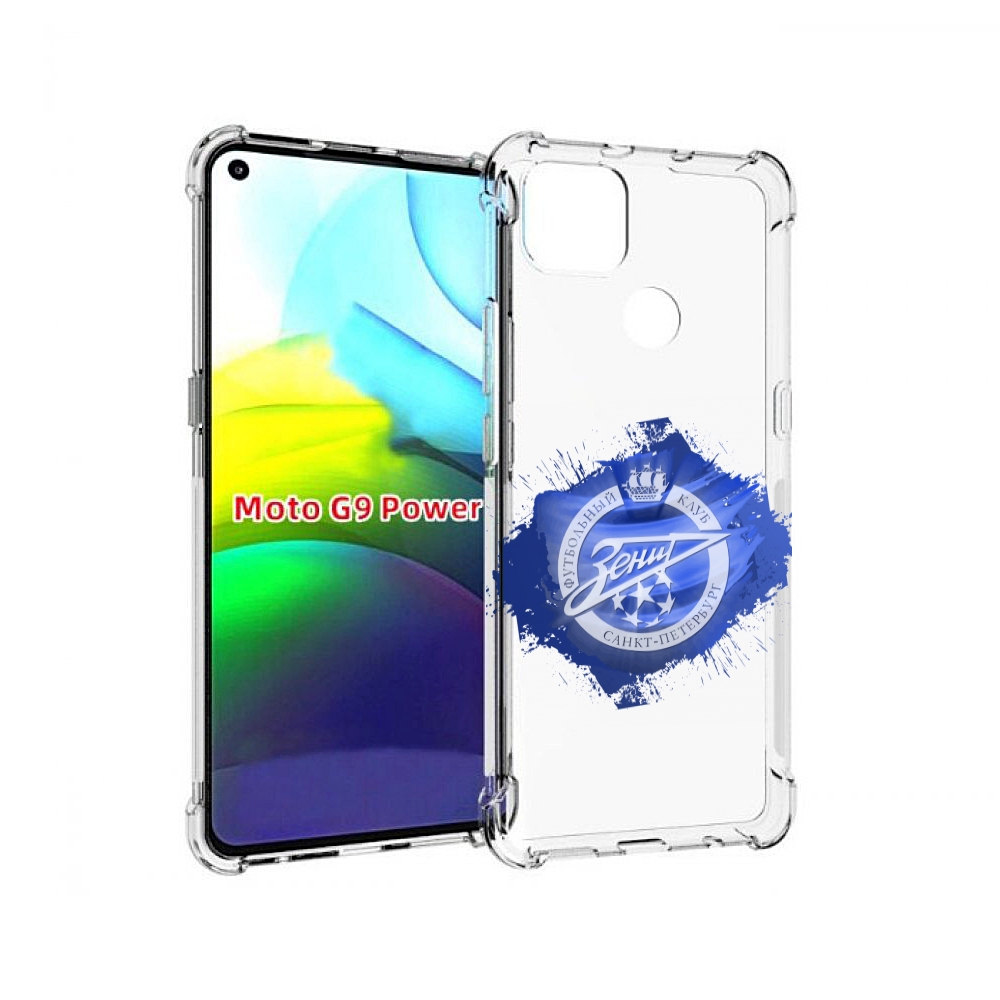 

Чехол MyPads фк зенит 1 мужской для Motorola Moto G9 Power, Прозрачный, Tocco