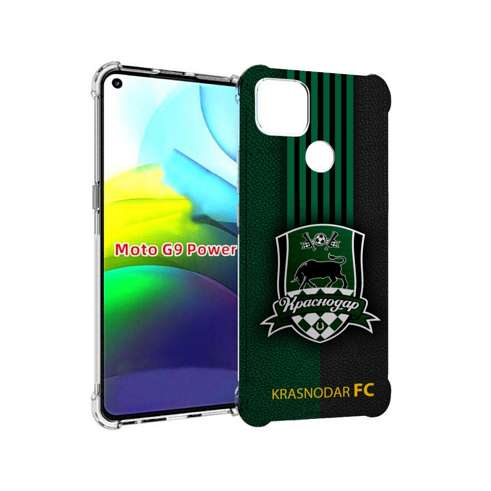

Чехол MyPads фк краснодар мужской для Motorola Moto G9 Power, Прозрачный, Tocco