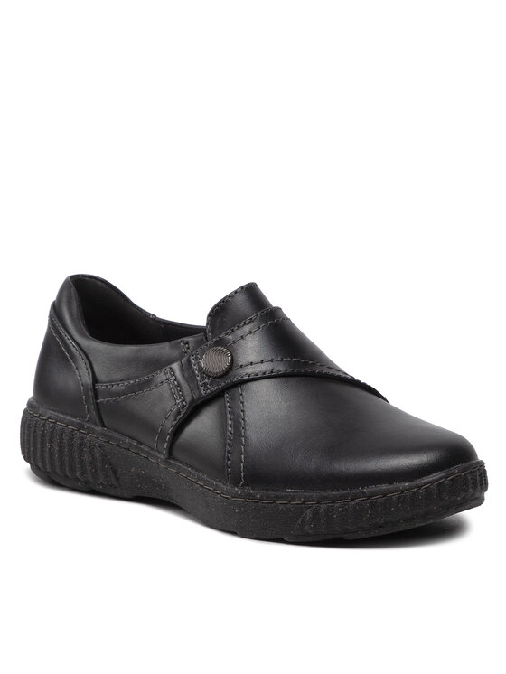 Полуботинки женские Clarks Caroline Pearl 261675144 черные 37 EU