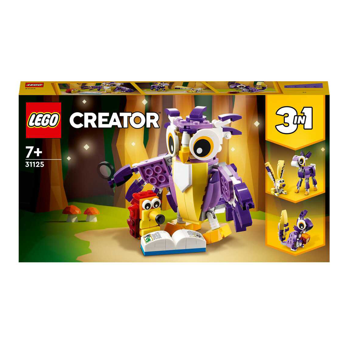 

Конструктор Lego Creator Удивительные лесные обитатели 175 элементов