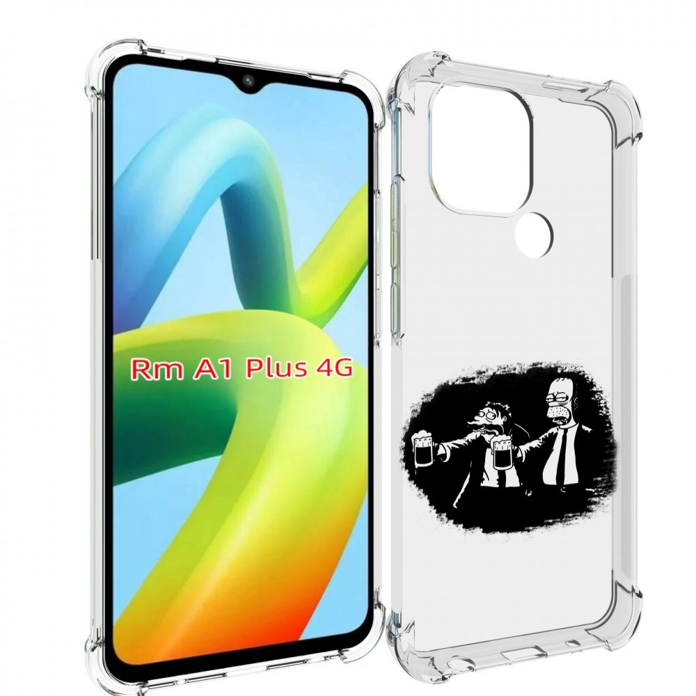 

Чехол MyPads гомер пьет для Xiaomi Redmi A1 Plus +, Прозрачный, Tocco