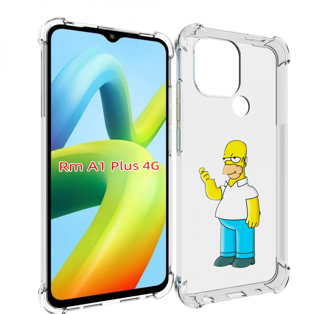 

Чехол MyPads гомер-симпсон для Xiaomi Redmi A1 Plus +, Прозрачный, Tocco