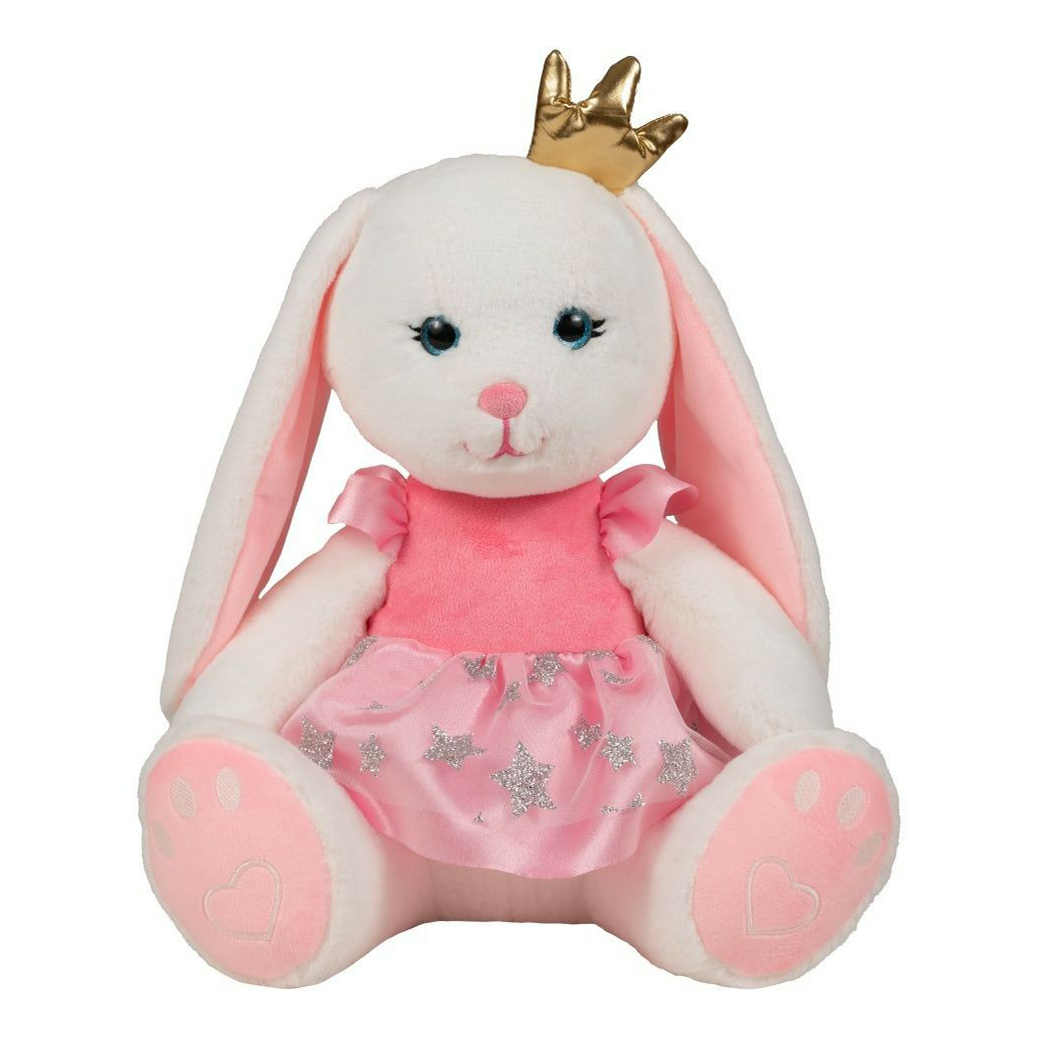 фото Мягкая игрушка зайка принцесса смолтойс 35 см