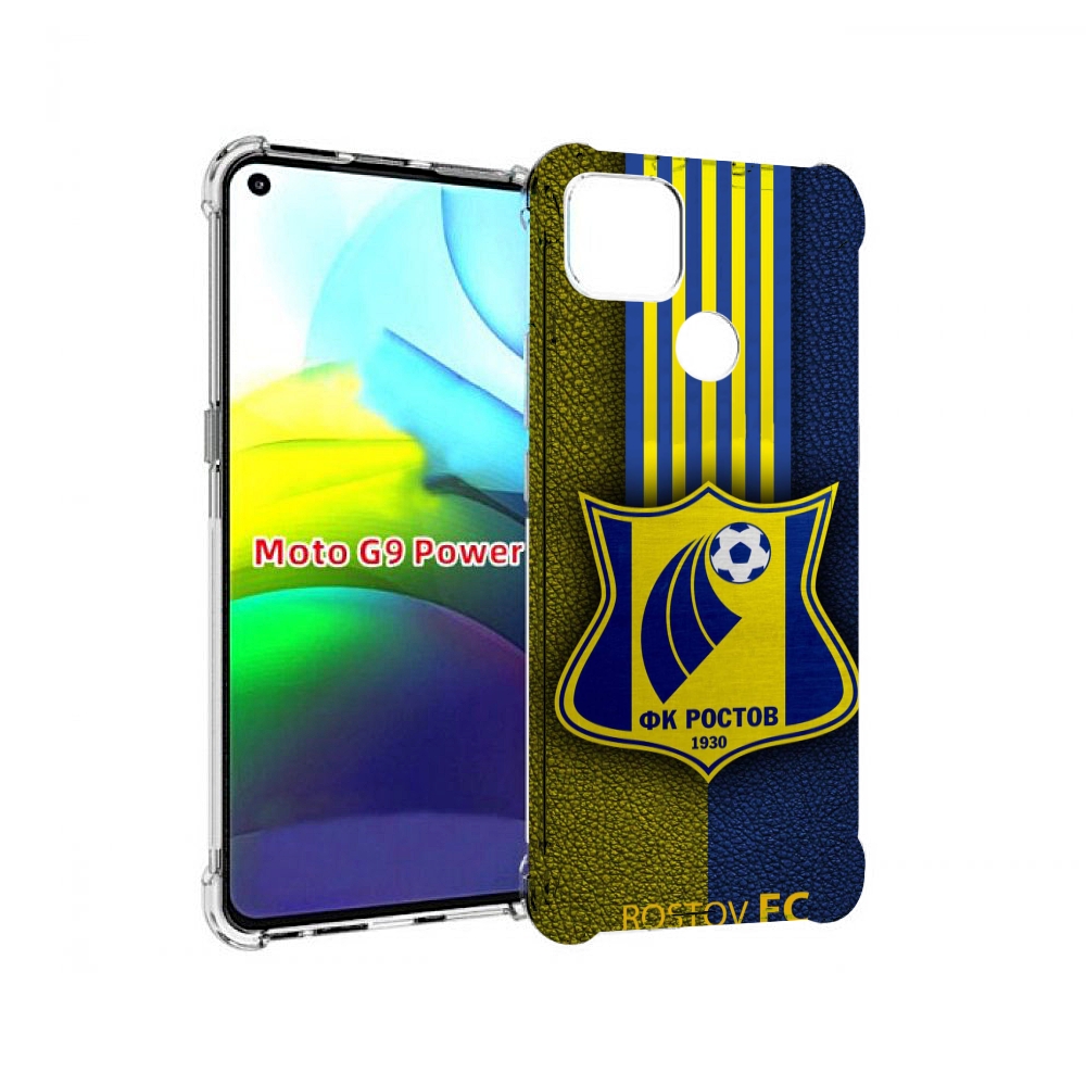 

Чехол MyPads фк ростов мужской для Motorola Moto G9 Power, Прозрачный, Tocco