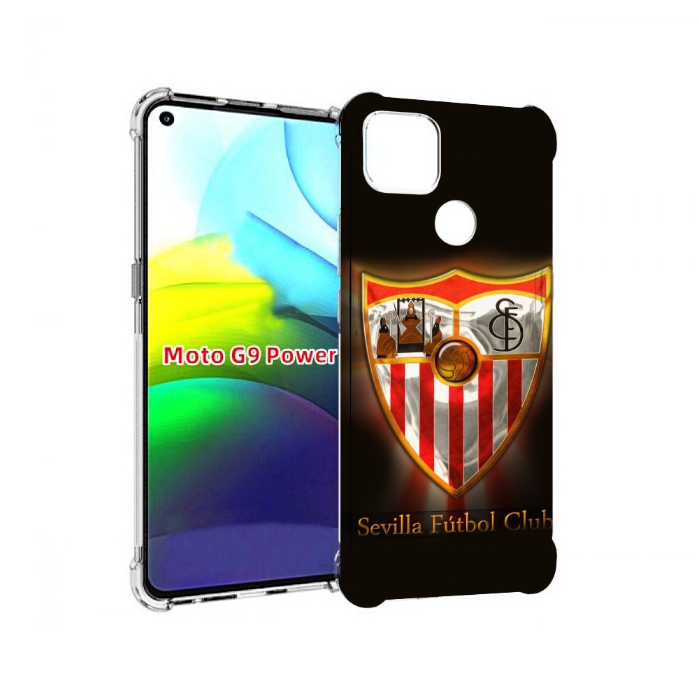 

Чехол MyPads фк севилья испания мужской для Motorola Moto G9 Power, Прозрачный, Tocco
