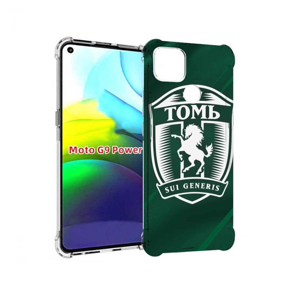 

Чехол MyPads фк томь томск для Motorola Moto G9 Power, Прозрачный, Tocco