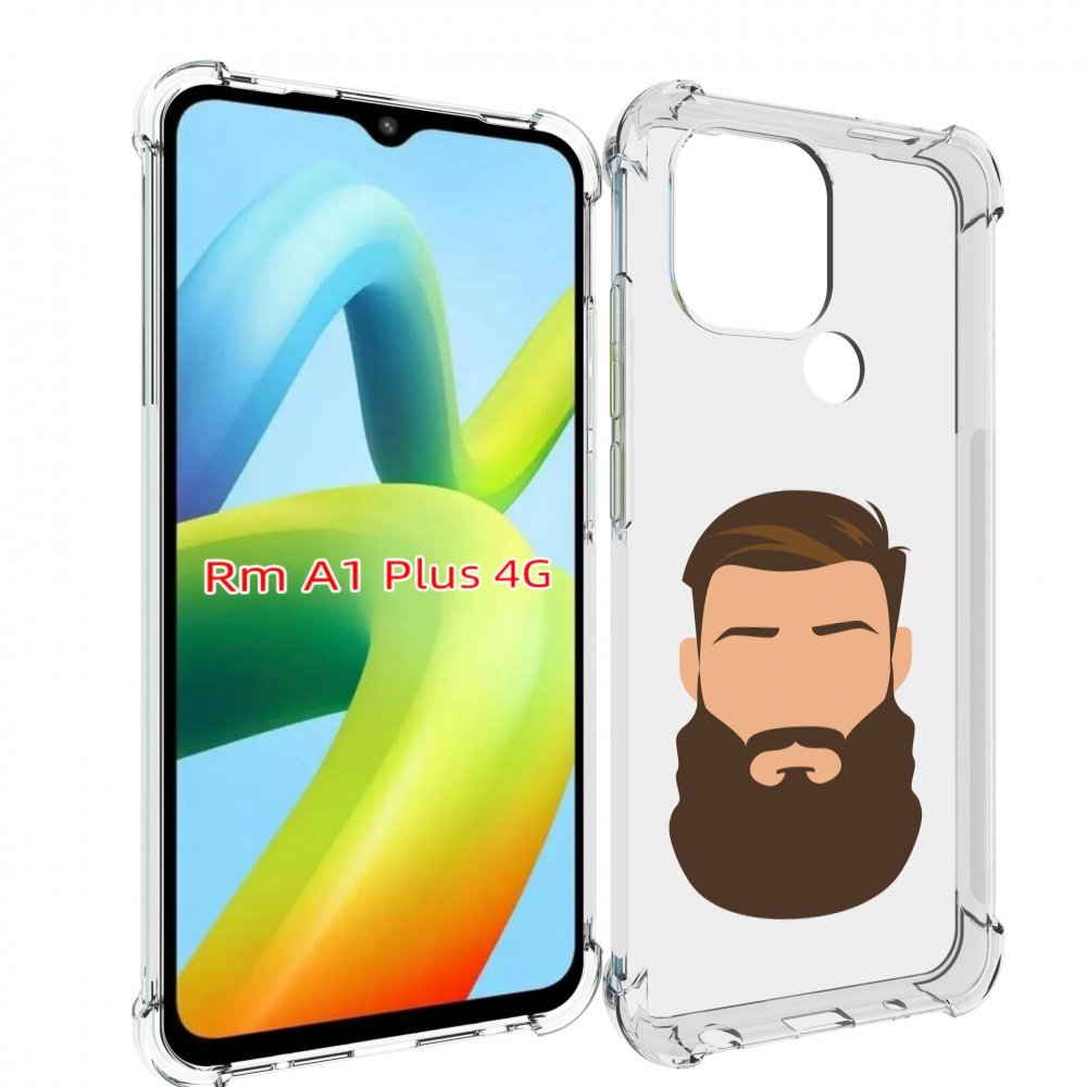 

Чехол MyPads густая-борода для Xiaomi Redmi A1 Plus +, Прозрачный, Tocco