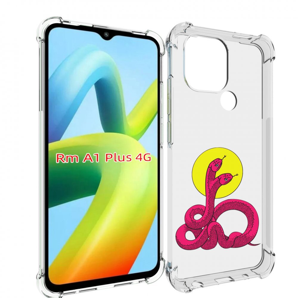 

Чехол MyPads двухголовая-змея для Xiaomi Redmi A1 Plus +, Прозрачный, Tocco